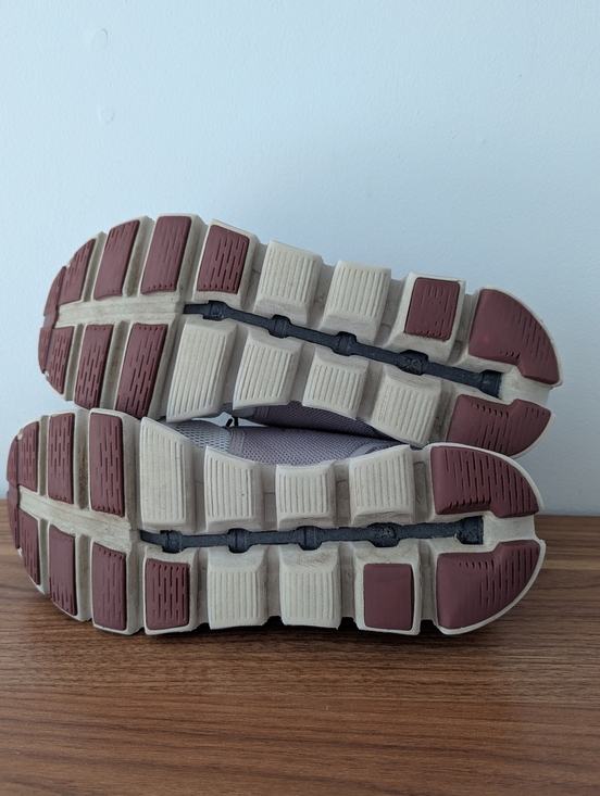 On Running Cloud 5 Pearl Frost Shoes Sneakers Women's Size 9.5 - Picture 8 of 10